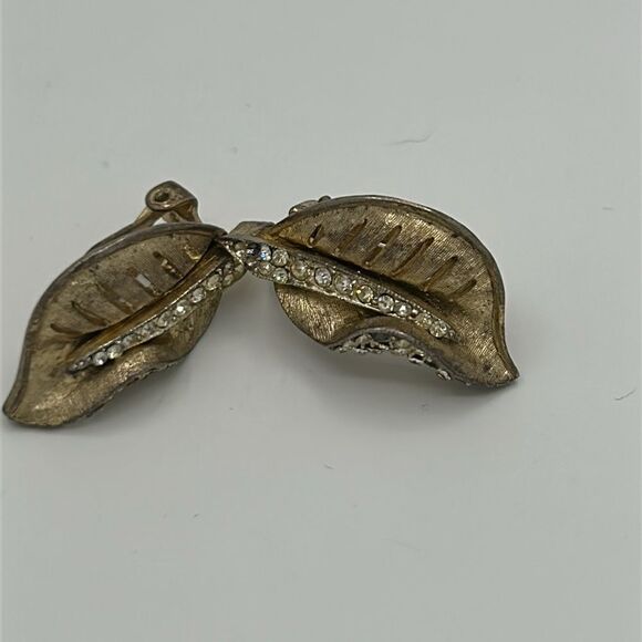 Vintage Earrings – Clip-On Neutral Glam AB Nature - Picture 11 of 14